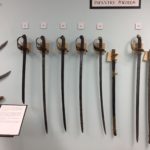 A selection of British infantry officer's swords, 1822 - 1854